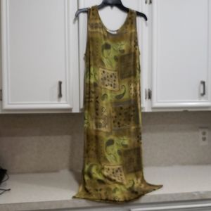 COOL LADY DARIAN A-LINE DRESS 18W CRINKLE FABRIC